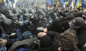 Anti-government protest in Kiev, 24/11/13